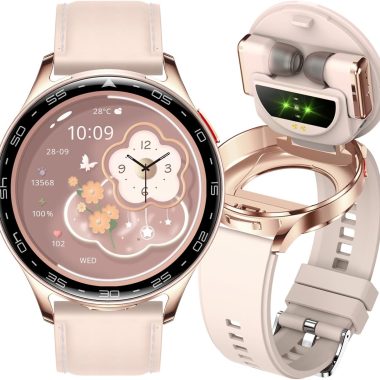 Nexivo Lab 2-in-1 Smartwatch with Wireless Earbuds – 1.39" HD IPS Display, 100+ Sports Modes & Fitness Tracking
